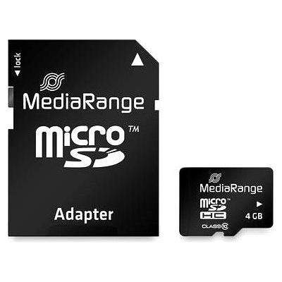 MEDIARANGE microSDHC Class 10 4GB MR956