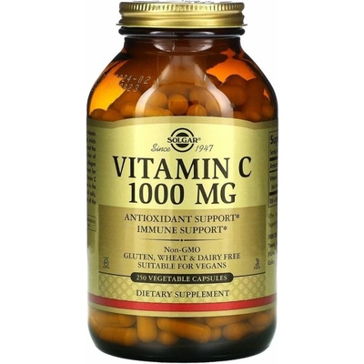 Solgar Vitamín C 1000 mg 250 rastlinných kapsúl
