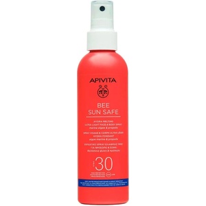 APIVITA Bee Sun Safe Hydra Fresh Face & Body SPF30 200ml Sunscreen - Clear