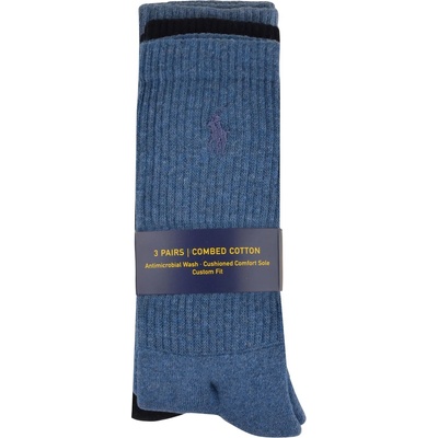 Ralph Lauren Чорапи Ralph Lauren Three Pack Crew Socks - Denim Assorted