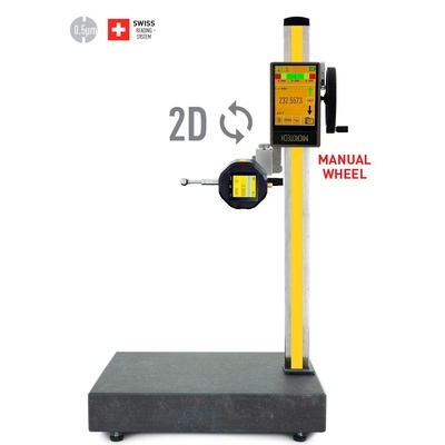 MIROTECH Дигитален високомер Microtech DataMet 2D с гранитна маса - 1000 мм, X: 25 мм, 0, 0005 мм (144310391)