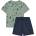 Minymo Детско ежедневно термо бельо Minymo Kid's Nightset S/S AOP 134261 Everyday base layer - Lily Pad - размер 122 (EU) (714-1857-0117)