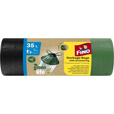 Fino Green Life stahovací 35 l 25µm 15ks – Zbozi.Blesk.cz