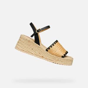 Geox Черни дамски сандали Geox Alemeria Geox | Cheren | ЖЕНИ | 35