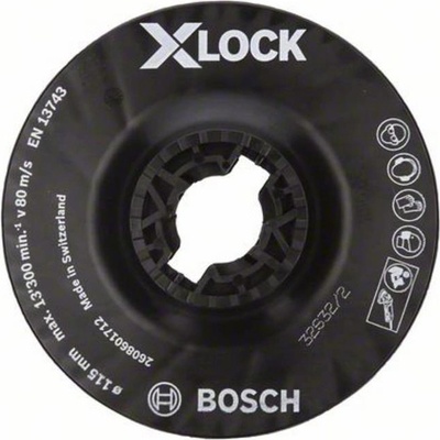 Nosná podložka X-LOCK, stredne tvrdá, 115 mm Bosch Accessories 2608601712