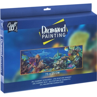CRAFT ID Diamantové malování Podmořský svět 75x25cm – Hledejceny.cz