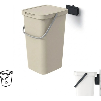 Prosperplast SYSTEMA Q COLLECT světle hnědý 12 l