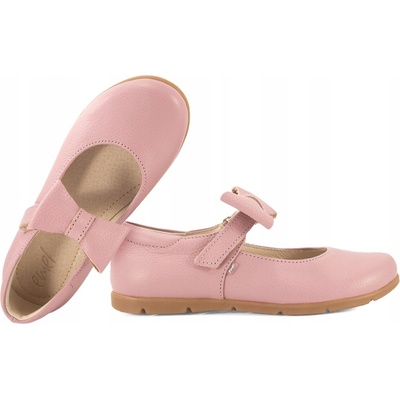 Emel e2703d kožené balerínky ružové