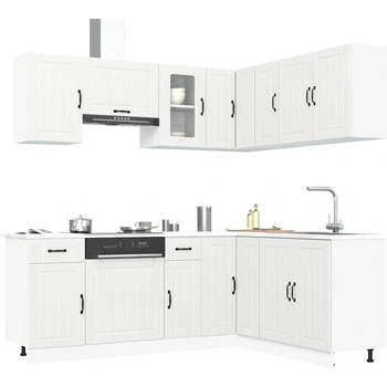 vidaXL Комплект кухненски шкафове от 11 части Kalmar, инженерно дърво (3314941)