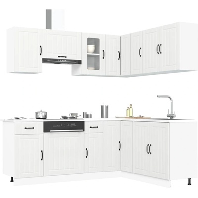 vidaXL Комплект кухненски шкафове от 11 части Kalmar, инженерно дърво (3314941)