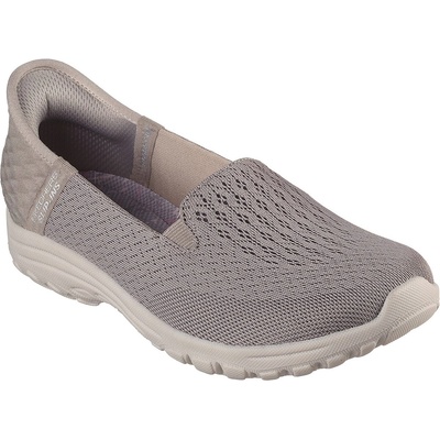 Skechers Дамски маратонки Skechers Reggae Fest 2.0 Slip On Trainers Womens - Taupe Mesh