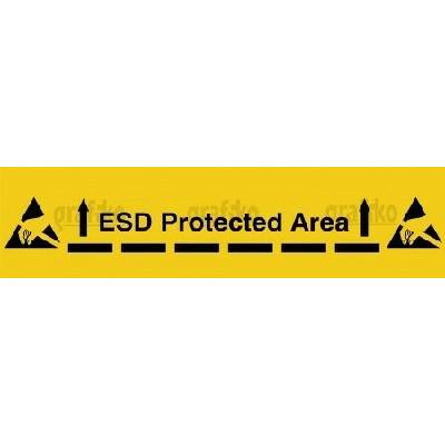 Grafiko | ESD - Protected area - Materiál podlahová fólie, Rozměr 1200x50mm