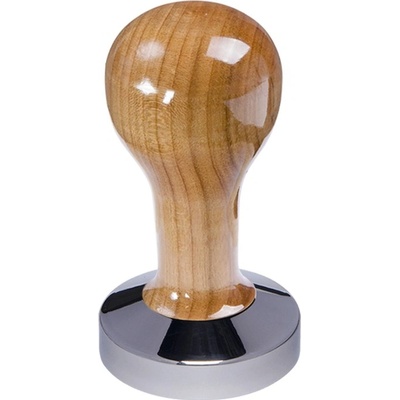 Buna Café tamper čerešňa lak, nerez lesk, konvexný 58 mm