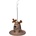 Alessi Коледна фигурка с поставка за тамян ALCE, кафява, Alessi (ALAMGI22)