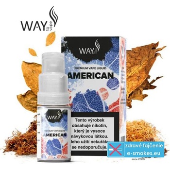 WAY to Vape American 10 ml 0 mg