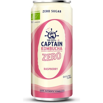 Captain Kombucha Zero Raspberry CANs 20 x 250 ml