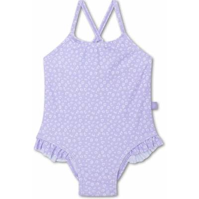 PLAVKY S UPF 50+ Lila Leopard