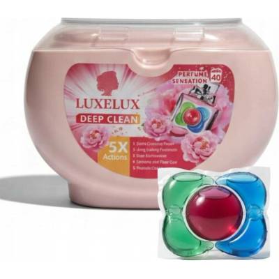 Luxelux Deep Clean 5v1 intenzivně parfémované prací kapsle 40 PD
