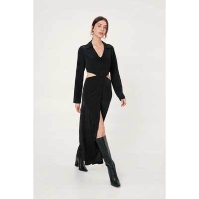 Nasty Gal maxi koktejlová sukňa