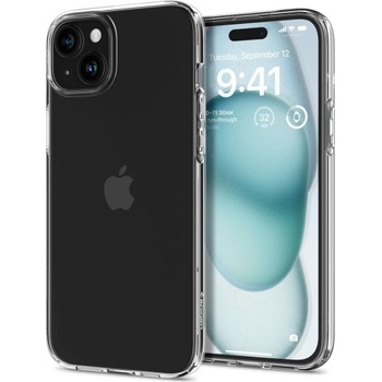 Apple Силиконоф калъф кейс Spigen Liquid Crystal Apple iPhone 15, прозрачен