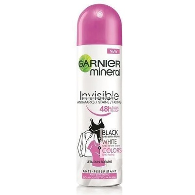 Garnier Mineral Invisible Black White Colors deo spray 150 ml