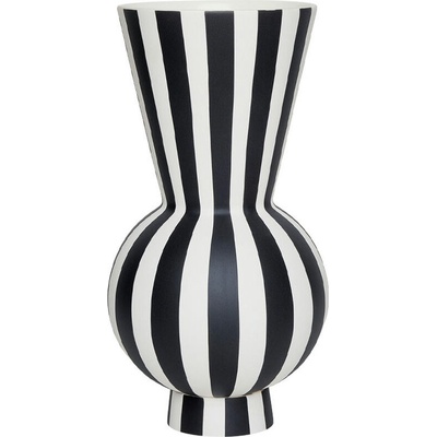 OYOY Toppu Ваза, 28 см, черно-бяла (L301173)