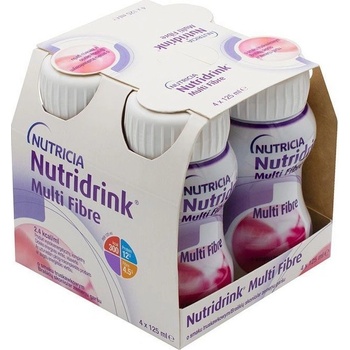 NUTRIDRINK MULTI FIBRE S PŘÍCHUTÍ JAHODOVOU POR SOL 4X200ML