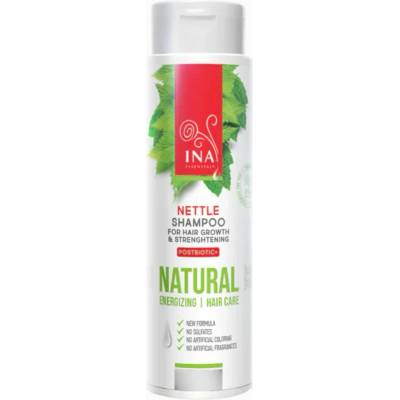 INA ESSENTIALS Prírodný Šampón z Divokej Žihľavy Šampón pre Vypadávaniu vlasov 200 ml