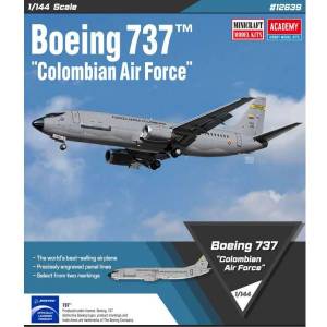 Academy Комплект модел самолет 12639 - Boeing 737 "Колумбийски военновъздушни сили" (1: 144)