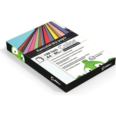 Alza Color A4 modrý pastelový světlý 80g 100 listů