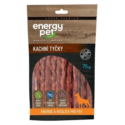 Energy Pet kachní tyčky 75 g