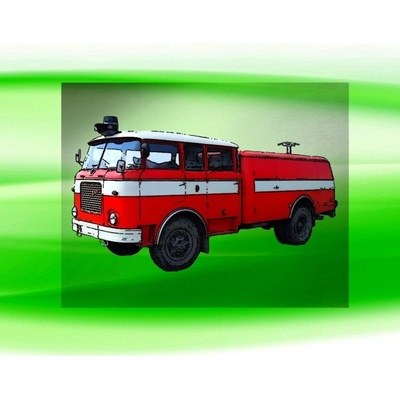 ŠKODA 706 RTHP CAS 25 DTF nažehlovačka 24x13 cm