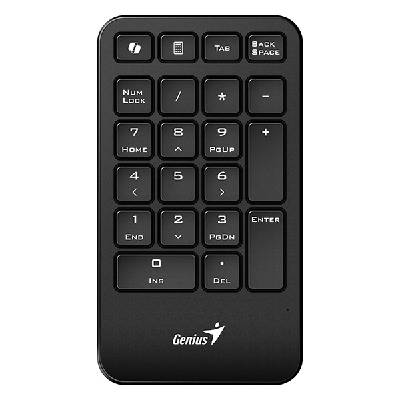 Genius NumPad 1000 COPILOT, numerická klávesnice bezdrátová, černá