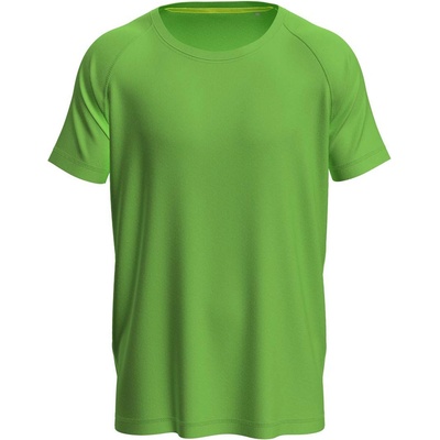 Stedman mesh raglan st8410 / Мъжка спортна риза раглан - киви (st8410kiwm)