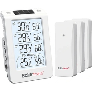 RainPoint Термохигрометър baldrtherm b0598 3-канален с автоматично осветление (b0598)