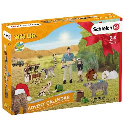 Schleich Africká zvířata 98272 Adventný kalendár