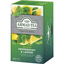 Ahmad Tea Peppermint and Lemon alupack 20 sáčků 1,5