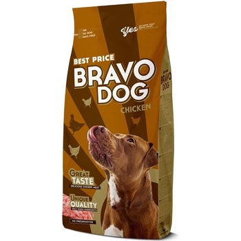Суха храна за кучета Bravo Dog пилешко 10 кг (91110000345)