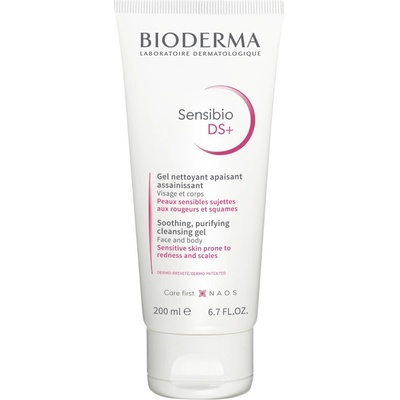 BIODERMA Sensibio DS+ gel moussant čisticí gel na šupinatou pokožku, seborea 200 ml