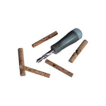 RidgeMonkey Vrtáčik a korkové tyčinky Combi Bait Drill Cork Sticks