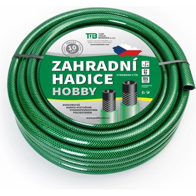 TUBI černo zelená Hobby - 1/2" 50m
