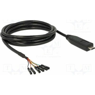 Delock 63946 USB 2.0 USB C vidlice kolíkový konektor 1pin x6 2m