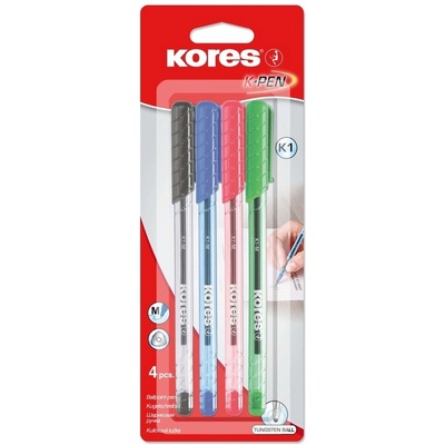 Kores K1 trojhranné sada 4 farieb