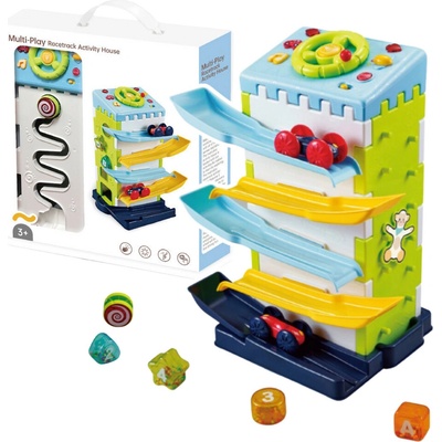 LEAN TOYS Vzdelávacia veža šmýkačka triedič