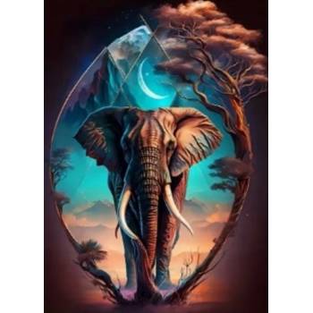 Norimpex - Puzzle Diamant painting: African jewel 30x40cm - 1 - 39 piese