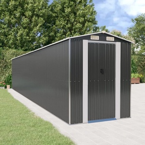 HABA Градинска барака антрацит 192x1021x223 см поцинкована стомана (V3147459)