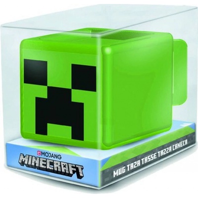 Storline Keramický hrnek MINECRAFT CREEPER zelený velký 444 ml – Zboží Dáma