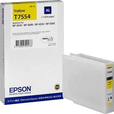 Epson T7554 XL Yellow - originálny