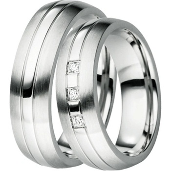ST-88039 Ocelové snubní prsteny