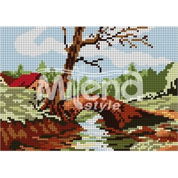 Milena Style Старото мостче - гоблен със схема